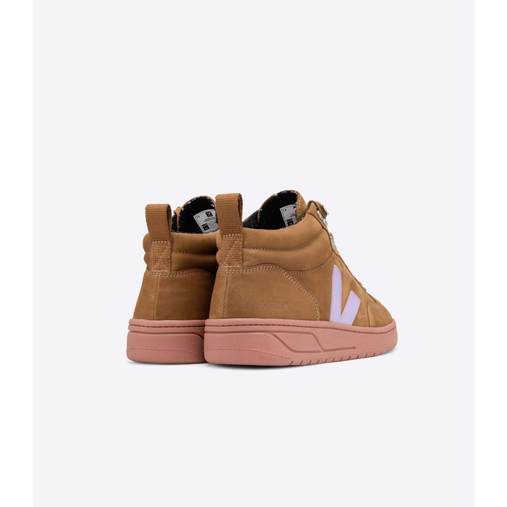 Veja RORAIMA NUBUCK Men's High Tops Brown | NZ 112TCE